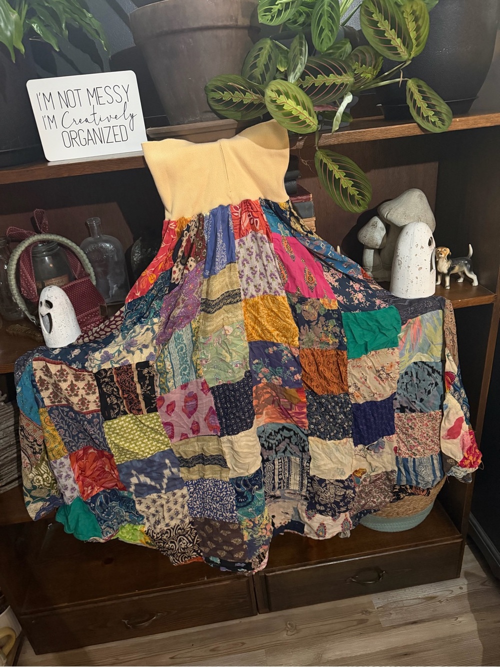 GYPSY Bohemian Flowy Patchwork Skirt